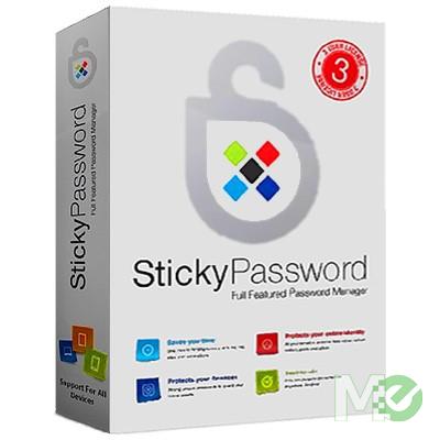 MX53351 Sticky Password 7 w/ 1 Year, 3 User License