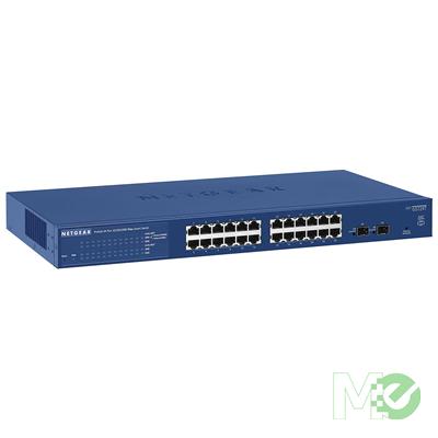 MX54072 ProSAFE GS724Tv4 24-Port Gigabit Smart Managed Switch w/ 2 SFP Ports