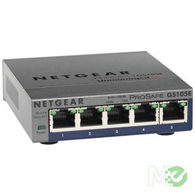 MX54412 ProSAFE Plus GS105Ev2 5-Port Gigabit Ethernet Switch