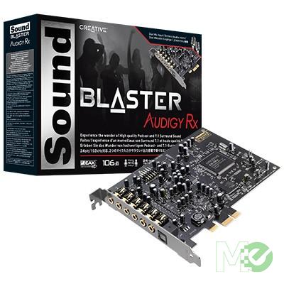 MX55198 Sound Blaster Audigy RX PCI-E 7.1 Sound Card