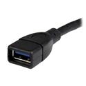 MX56046 SuperSpeed USB 3.0 Extension Cable, A-A, M-F, Black, 6 in