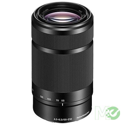 MX58398 E 55-210mm f/4.5-6.3 OSS Telephoto Zoom Lens, Black