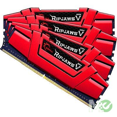 MX59265 Ripjaws V Series 32GB PC4-22400 Dual Channel DDR 4 RAM Kit, Blazing Red (4x 8GB)