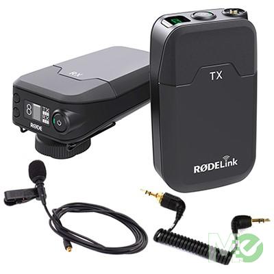 MX59682 RØDELink Filmmaker Professional Wireless Audio Kit w/ Lavalier Dual Mono Microphone