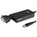 MX59970 USB 3.0 Mini Docking Station with HDMI/DVI, USB 3.0, Gigabit Ethernet Ports