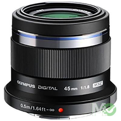 MX60185 M.Zuiko 45mm f1.8 Lens, Black