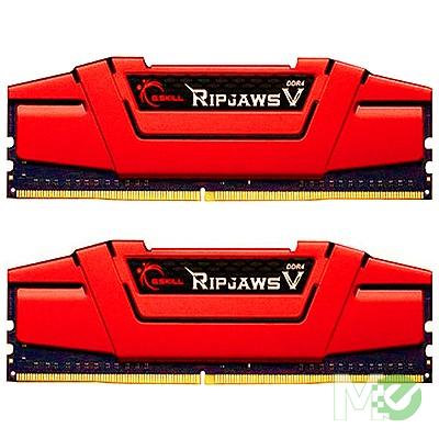 MX60493 Ripjaws V Series 32GB PC4-17000 Dual Channel DDR4 Kit, Red (2x 16GB)