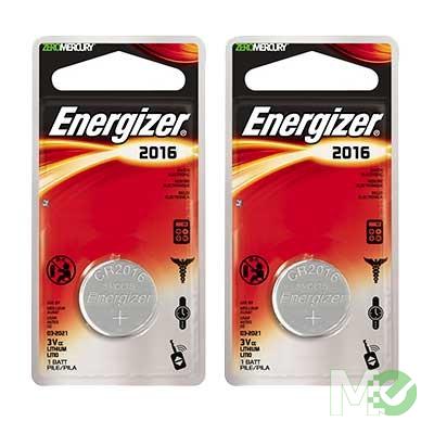MX60786 Energizer Lithium CR2016, 2 Pack