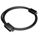 MX62571 USB 3.1 Gen 2 Type-C Male / Male PD Cable, 100cm, Black