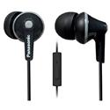 MX62642 RP-TCM125 In-Ear Headphones, Black w/ Microphone