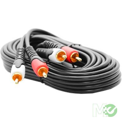 MX63772 UHS562 Shielded RCA Stereo Cable, 12ft