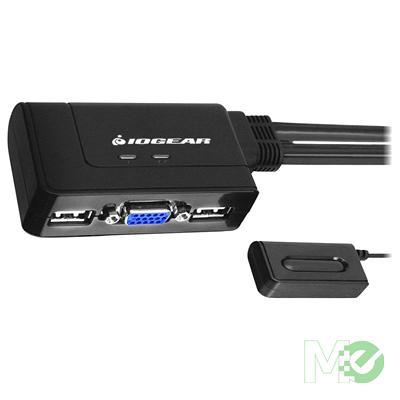 MX63782 GCS22U 2 Port KVM Switch w/ USB, VGA Cables