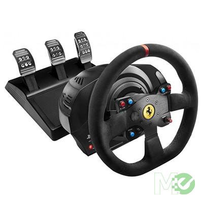 MX63899 T300 Ferrari Integral Racing Wheel w/ Pedal Set, Alcantara Edition, for PS3, PS4, PC