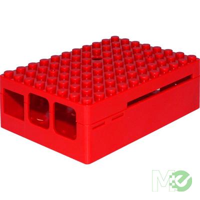 MX65157 PiBlox Raspberry Pi Enclosure Case, for Pi 3, Pi2 and B+ Computers, Red