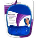 MX65637 Crystal Gel Add-A-Pad Mouse Mat w/ Soft Ergonomic Design, Blue