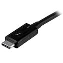 MX66504 Thunderbolt 3 Cable, MM, 40Gbps, 100W, Black, 0.5m