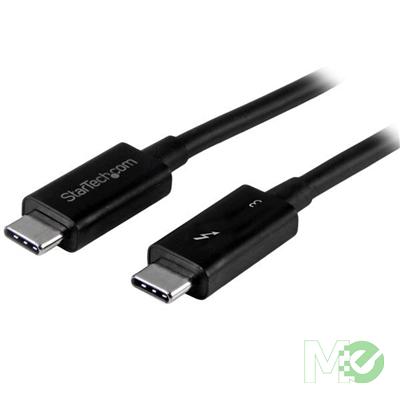 MX66505 Thunderbolt 3 Cable, MM, 40Gbps, 100W, Black, 1m
