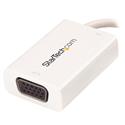 MX66554 USB-C to VGA Adapter, White w/ USB Power Delivery