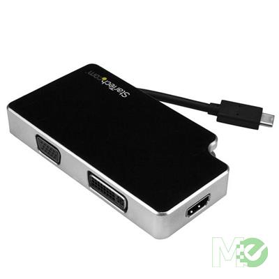 MX66556 3-in-1 USB-C to VGA, DVI, HDMI Travel AV Adapter