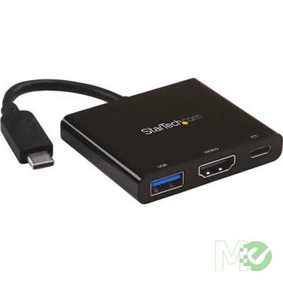 MX66582 USB-C HDMI Multiport Adapter, Black w/ HDMI, Thunderbolt 3, USB-C Ports
