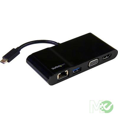 MX66592 USB-C Multiport Adapter w/ HDMI, VGA, Gigabit Ethernet & USB 3.0 Type-C Ports