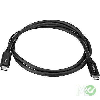 MX66601 Thunderbolt 3 Cable, MM, 20Gbps, 100W, Black, 1m