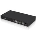 MX67147 EdgeSwitch 16 150W 16-Port Managed PoE+ Gigabit Switch w/ 2 SFP Ports
