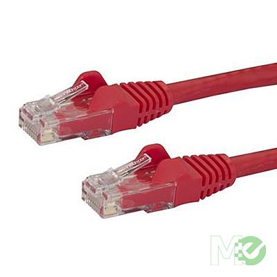 MX67215 Snag-less Cat 6 Patch Cable, Red, 7ft.