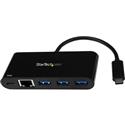 MX67249 3-Port USB Type-C Hub w/ Gigabit Ethernet Port, Triple USB 3.0 Type-A Ports 