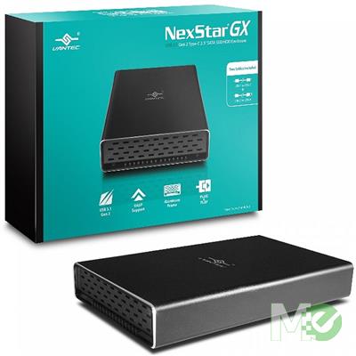 MX67358 NexStar GX 2.5in SATA HDD Enclosure, USB 3.1 Type-C, Black