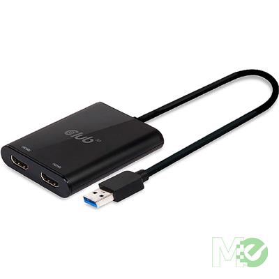 MX67473 USB 3.2 Type A to Dual HDMI 2.0 Video Adapter, 4K60Hz
