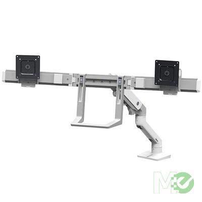 MX67945 HX Dual Monitor Arm Desk Mount, White
