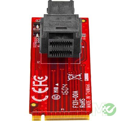 MX68206 U.2 (SFF-8643) to M.2 PCIe 3.0 x4 Host Adapter Card for 1x 2.5in U.2 NVMe SSD