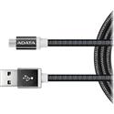MX68429 Reversible USB Type-A to Micro USB Braided Cable, Black, 3 Feet