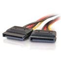 MX68671 LP4 to Serial ATA Dual Power Splitter Cable, M/F, 6in