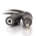 MX68676 3.5mm Stereo Audio Extension Cable, M/F, Black, 12 ft