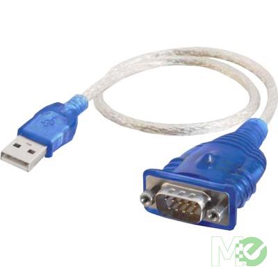 MX68689 USB Type-A To DB9 Serial Adapter Cable, MM, 1.5 Feet
