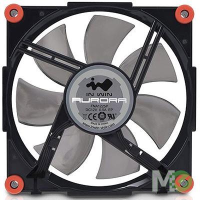 MX68803 Aurora Triple 120mm RGB LED Fan Kit w/ Fan Controller, Black/Red