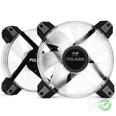 MX68804 Polaris RGB 120mm LED Fan, Twin Pack