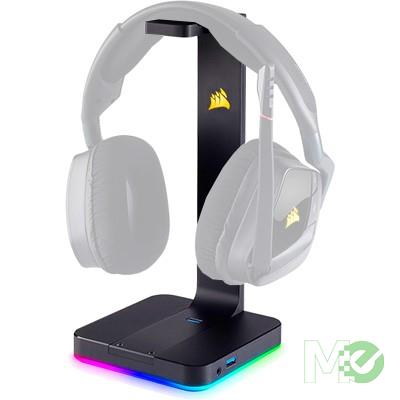 Corsair ST100 LED Headset Stand w/ 7.1 Surround Sound - Headphone Accessories - Memory Express Inc.