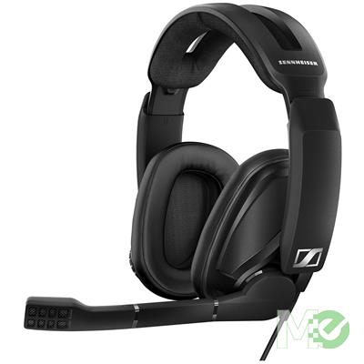 MX69303 GSP 302 Gaming Headset w/ Noise Cancelling Microphone, Black