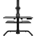 MX69338 Electric Standing Desk Conversion Riser, Black