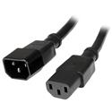 MX70277 Computer Extension Power Cord, 14 AWG, C14 to C13, 6ft.