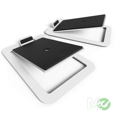 MX70453 S4 Desktop Speaker Stands, White