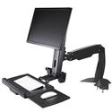 MX70585 Sit-Stand Single Monitor Arm, Black