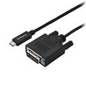 MX70589 USB Type-C to DVI-D Adapter Cable, 10ft, Black
