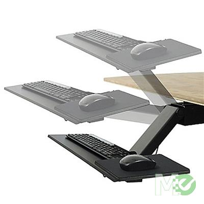 MX70613 KT2 Ergonomic Sit or Stand Under-Desk Keyboard Tray, Black