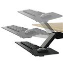 MX70613 KT2 Ergonomic Sit or Stand Under-Desk Keyboard Tray, Black