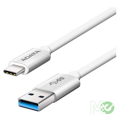 MX70700 USB 3.2 Gen 1 Type-A to Type-C Cable, M/M, White, 3ft