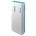 MX70803 PT100 Portable Power Bank, 10,000mAh, White / Blue